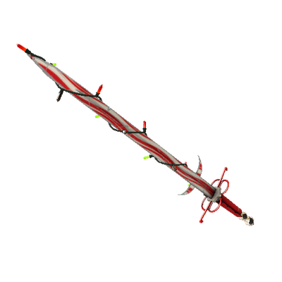 Strange Festivized Professional Killstreak Peppermint Swirl Claidheamh Mòr (Field-Tested)