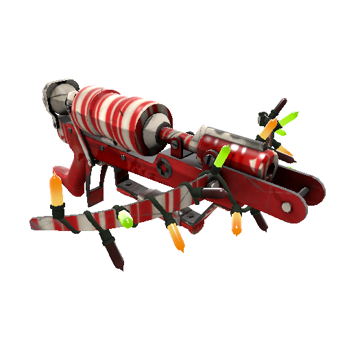 Strange Festivized Peppermint Swirl Crusader's Crossbow (Battle Scarred)