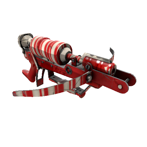 Strange Professional Killstreak Peppermint Swirl Crusader's Crossbow (Battle Scarred)