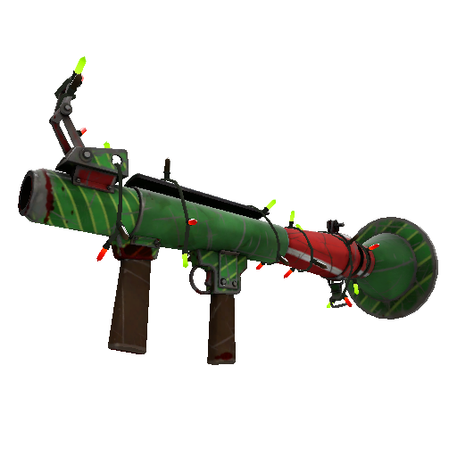 Festivized Specialized Killstreak Elfin Enamel Rocket Launcher (Battle Scarred)