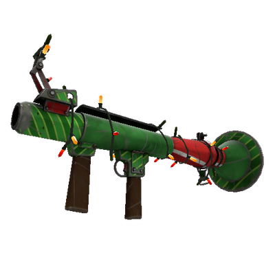 Strange Festivized Killstreak Elfin Enamel Rocket Launcher (Well-Worn)