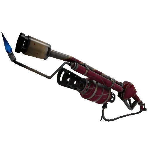 Strange Saccharine Striped Flame Thrower (Well-Worn)