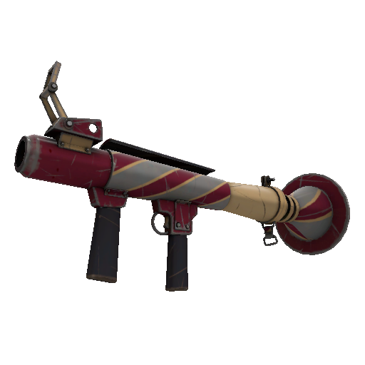 Strange Saccharine Striped Rocket Launcher (Field-Tested)