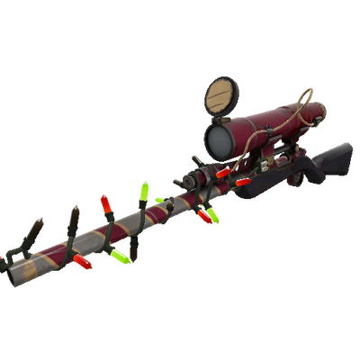 Strange Festivized Specialized Killstreak Saccharine Striped Sniper Rifle (Well-Worn)