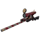 Saccharine Striped Sniper Rifle (Well-Worn)