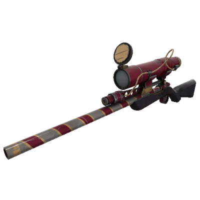 Saccharine Striped Sniper Rifle (Well-Worn)