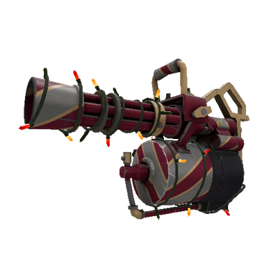 Strange Festivized Specialized Killstreak Saccharine Striped Minigun (Minimal Wear)