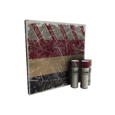 Strange Saccharine Striped War Paint (Well-Worn)