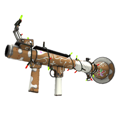 Unusual Festivized Specialized Killstreak Gingerbread Winner Rocket Launcher (Field-Tested)