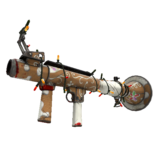 Strange Festivized Killstreak Gingerbread Winner Rocket Launcher (Battle Scarred)
