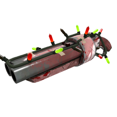 Strange Festivized Killstreak Seriously Snowed Scattergun (Battle Scarred)