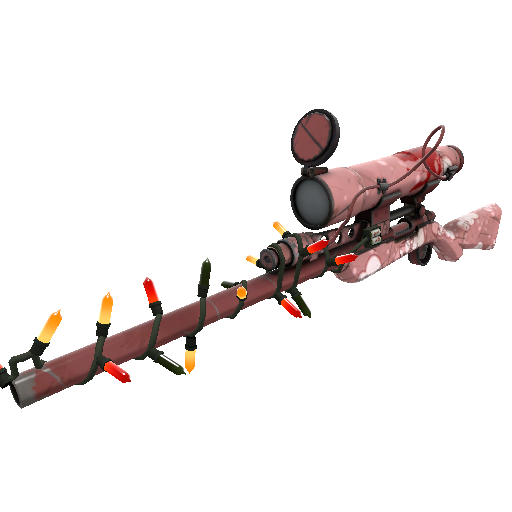 Festivized Seriously Snowed Sniper Rifle (Well-Worn)