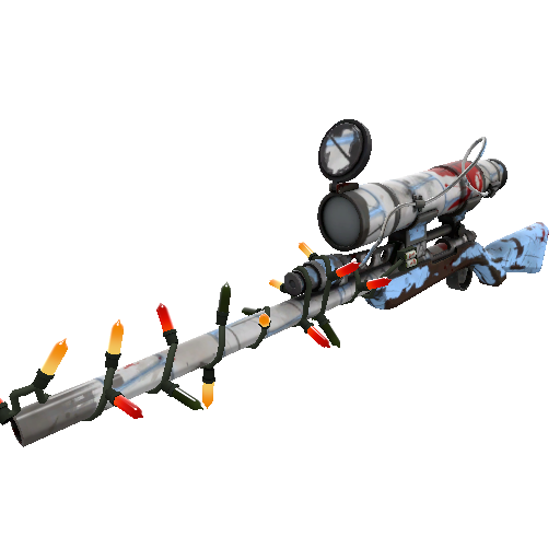 Festivized Igloo Sniper Rifle (Battle Scarred)