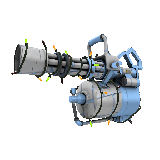 Strange Festivized Killstreak Igloo Minigun (Minimal Wear)