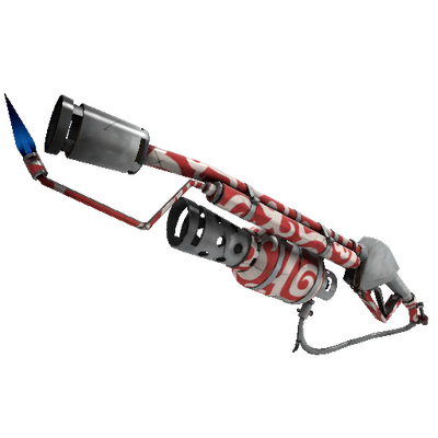 Unusual Frost Ornamented Flame Thrower (Minimal Wear)
