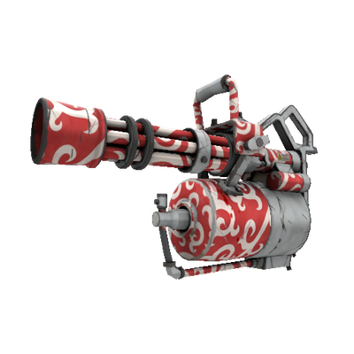 Strange Killstreak Frost Ornamented Minigun (Field-Tested)
