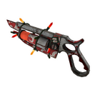 Strange Festivized Killstreak Frost Ornamented Übersaw (Battle Scarred)