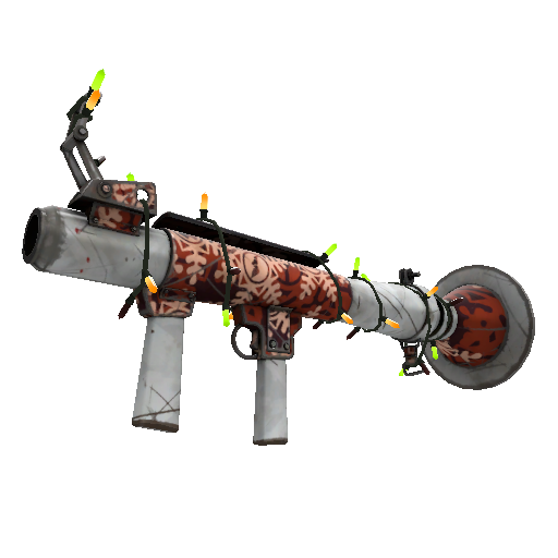 Strange Festivized Snow Covered Rocket Launcher (Well-Worn)