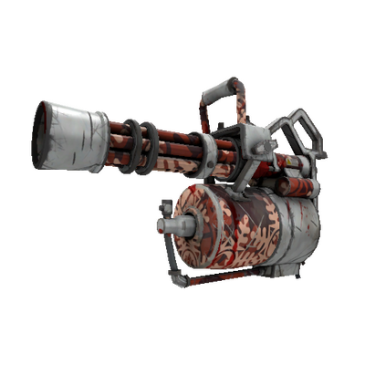 Snow Covered Minigun (Battle Scarred)