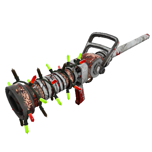 Strange Festivized Snow Covered Medi Gun (Battle Scarred)