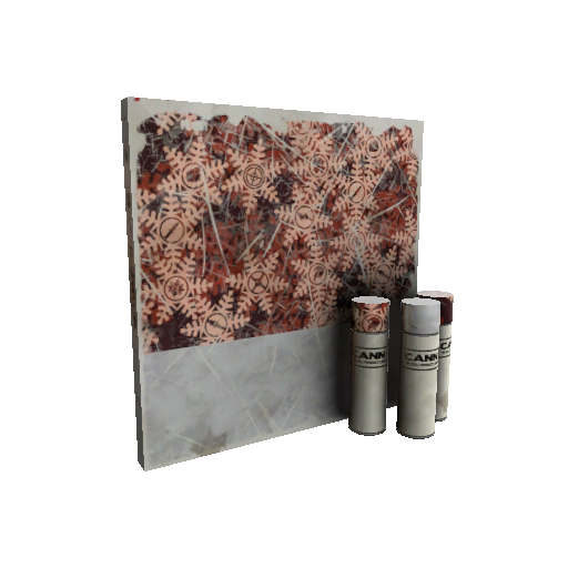 Snow Covered War Paint (Well-Worn)