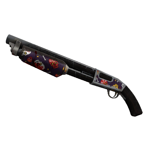 Strange Professional Killstreak Calavera Canvas Shotgun (Well-Worn)