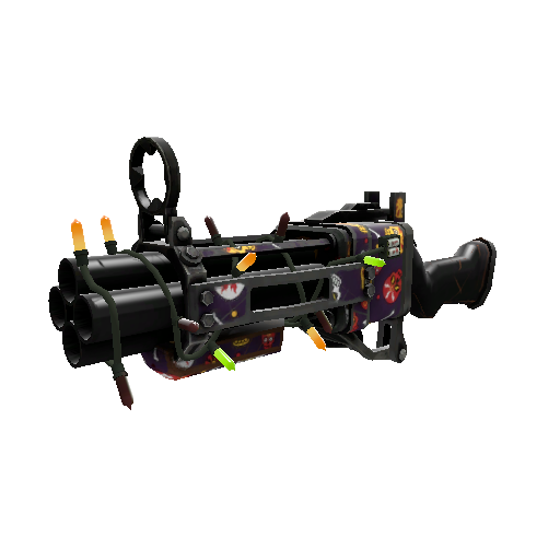 Strange Festivized Calavera Canvas Iron Bomber (Field-Tested)