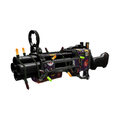 Strange Festivized Killstreak Calavera Canvas Iron Bomber (Field-Tested)
