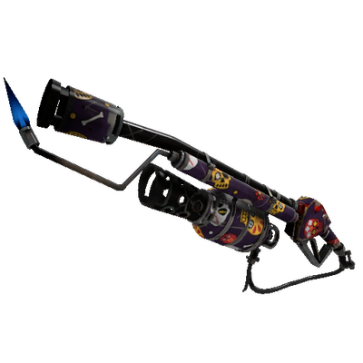 Strange Calavera Canvas Flame Thrower (Well-Worn)