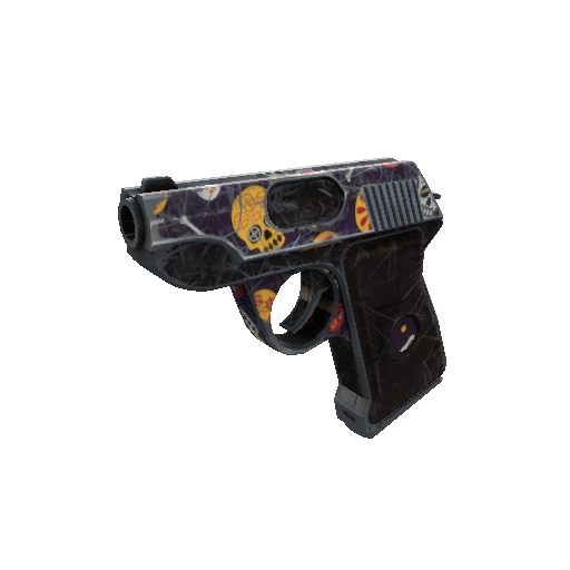 Strange Professional Killstreak Calavera Canvas Pistol (Well-Worn)