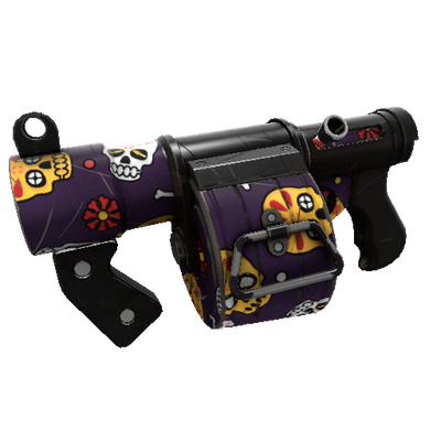 Strange Professional Killstreak Calavera Canvas Stickybomb Launcher (Minimal Wear)