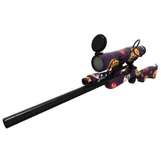 Calavera Canvas Sniper Rifle