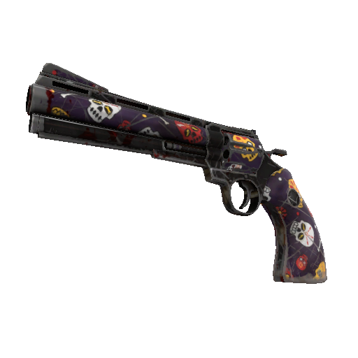 Calavera Canvas Revolver (Battle Scarred)