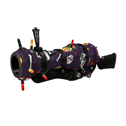 Strange Festivized Specialized Killstreak Calavera Canvas Loose Cannon (Field-Tested)
