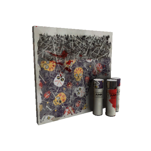 Strange Calavera Canvas War Paint (Battle Scarred)