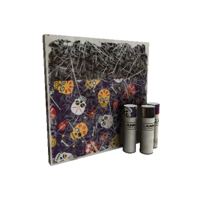 Strange Calavera Canvas War Paint (Well-Worn)