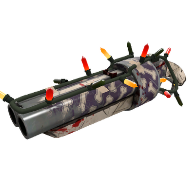 Strange Festivized Totally Boned Scattergun (Battle Scarred)
