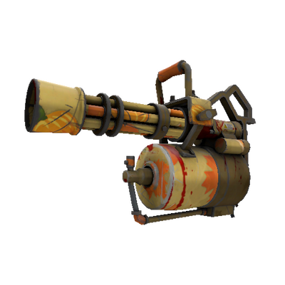 Pumpkin Pied Minigun (Battle Scarred)