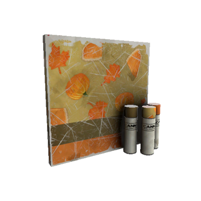 Strange Pumpkin Pied War Paint (Well-Worn)