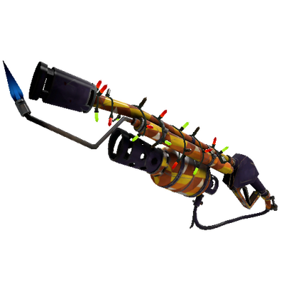 Unusual Festivized Specialized Killstreak Candy Coated Flame Thrower (Field-Tested)