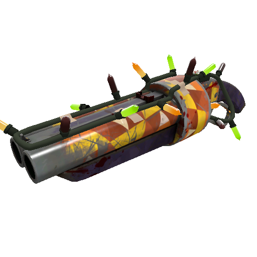 Strange Festivized Candy Coated Scattergun (Battle Scarred)