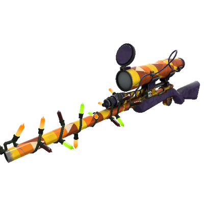 Unusual Festivized Candy Coated Sniper Rifle (Field-Tested)