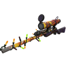 Strange Festivized Candy Coated Sniper Rifle (Battle Scarred)
