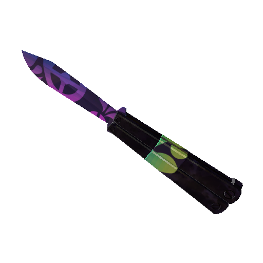 Spectrum Splattered Knife