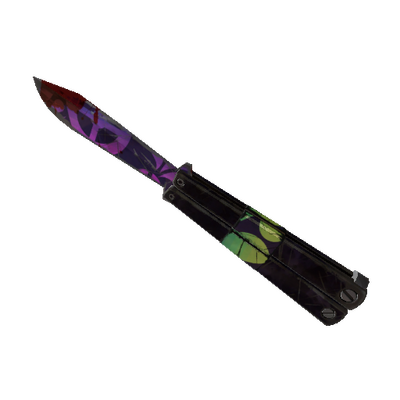 Spectrum Splattered Knife (Well-Worn)
