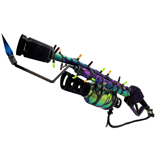 Festivized Killstreak Spectrum Splattered Flame Thrower (Field-Tested)