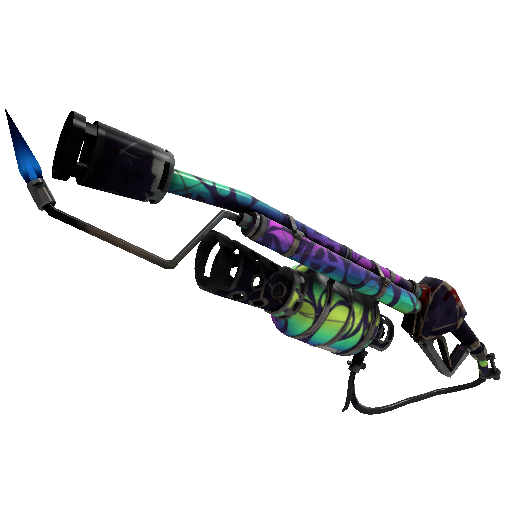 Spectrum Splattered Flame Thrower (Well-Worn)