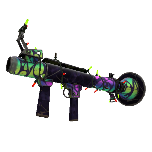 Festivized Specialized Killstreak Spectrum Splattered Rocket Launcher (Well-Worn)