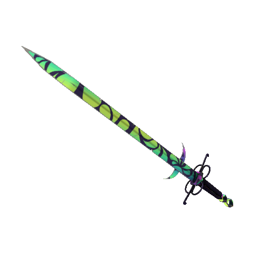 Spectrum Splattered Claidheamh Mor