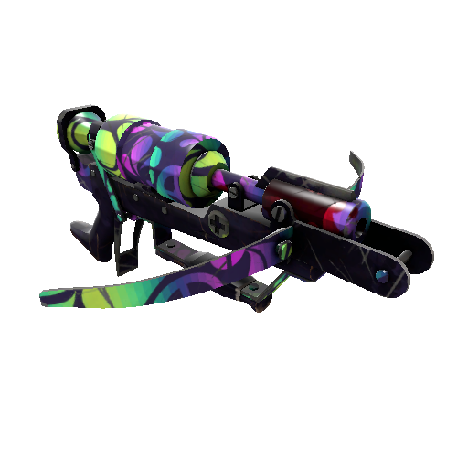 Spectrum Splattered Crusader's Crossbow (Well-Worn)